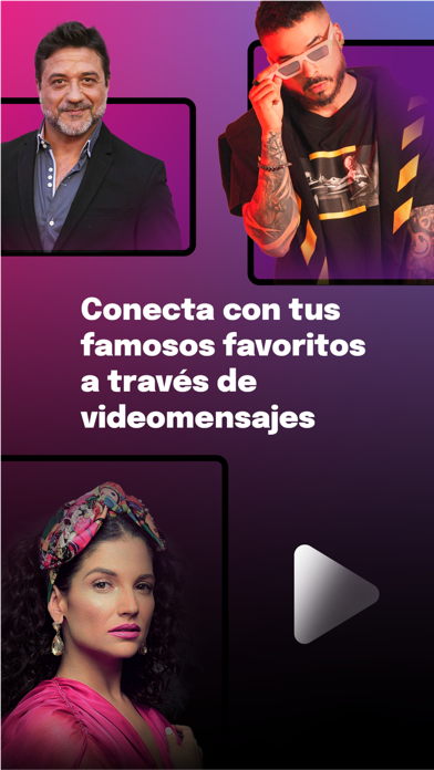 Famosos - Saludos a un Clic Screenshot