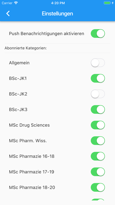 Pharmablog Universität Basel Screenshot