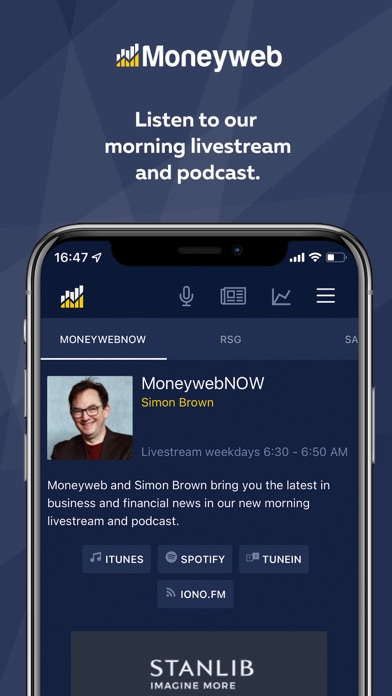 Moneyweb News Screenshot