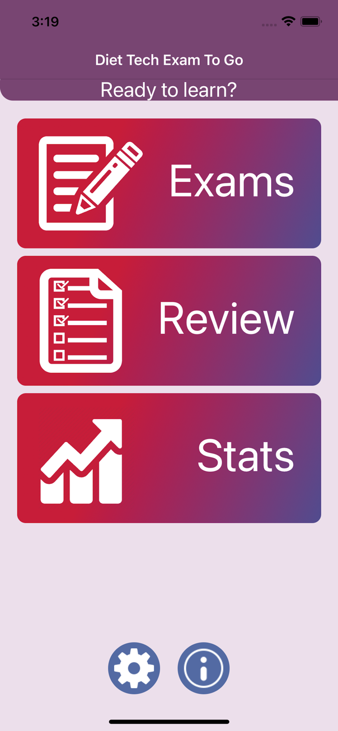 Diet Tech Exam To Go