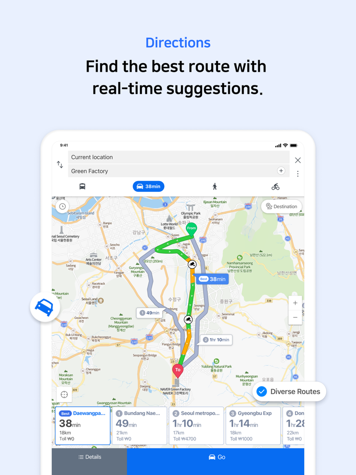 NAVER Map Navigation