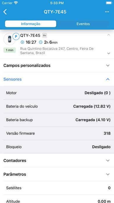 AutoNav IoT Screenshot