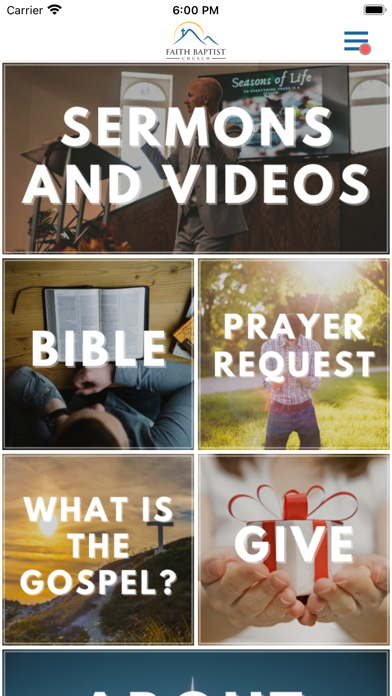 Faith Baptist Church WV Screenshot