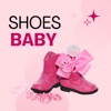Baby shoes fashion shop online icon