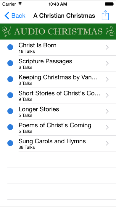 Audio Christmas Stories Screenshot