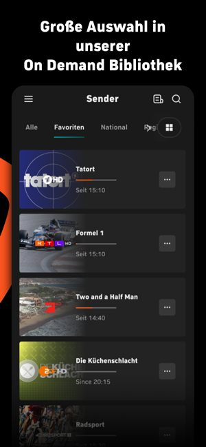 ‎Zattoo | TV Streaming App Screenshot