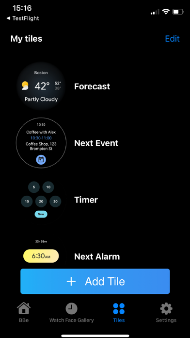 Hublot Big Bang e Gen3 Screenshot