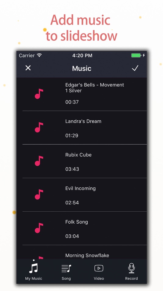 #3. Slideshow with music:MV maker (iOS) 由: 丽譞 牛