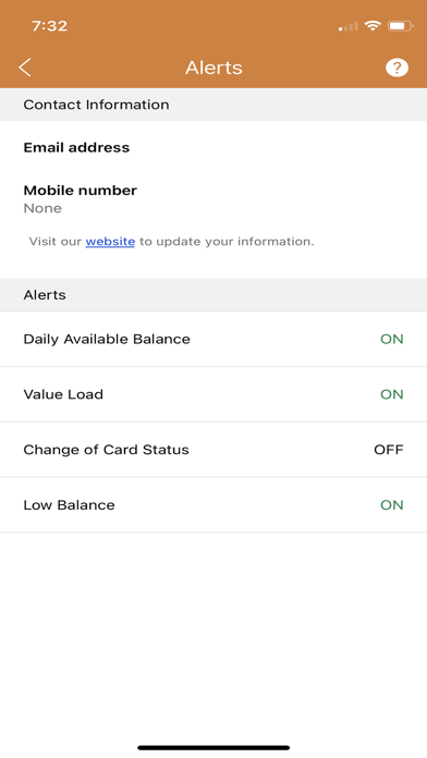 My Award - Award Card Services Screenshot