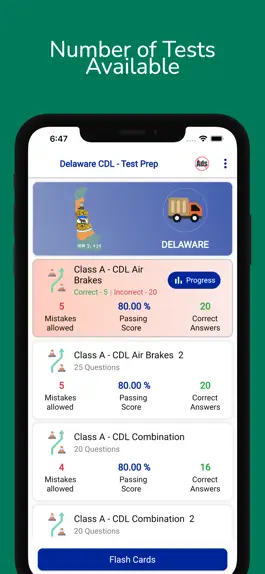Game screenshot Delaware CDL Permit Practice hack