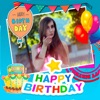 Happy birthday photos frames icon