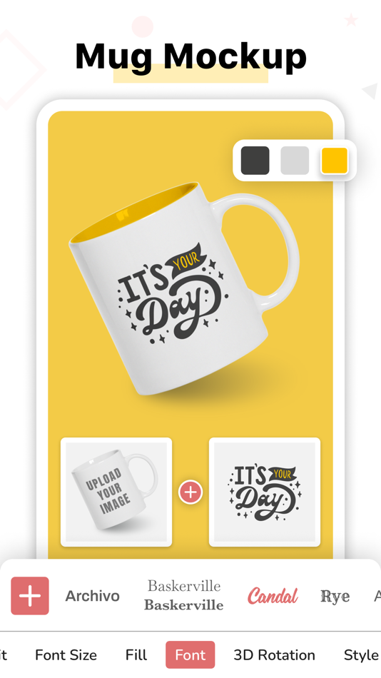 #5. Mockup Creator, Tshirt Design (iOS) Podle: jinal alagiya