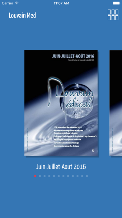 La revue Louvain Médical Screenshot