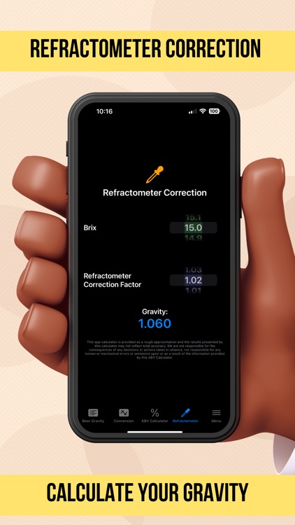 ABV Calculator Gravity & Plato
