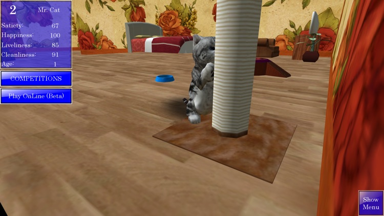 Cute Pocket Cat 3D screenshot-4