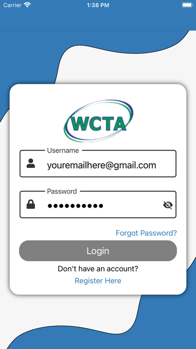 WCTA Bill Pay Screenshot