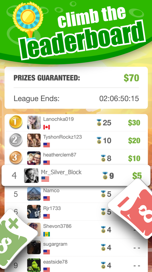 #4. Zone 21 - Fast Math Solitaire (iOS) 由: CodeCube Brothers Partnership