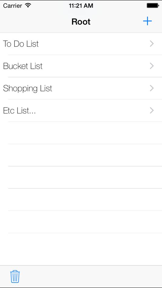 #2. To Do List (BucketList) (iOS) Podle: Seong Eon Kim