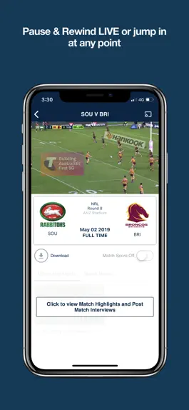 Game screenshot Watch NRL apk