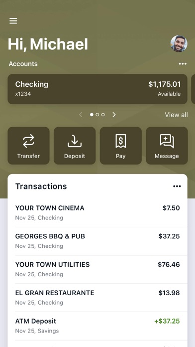 Luana Savings Bank Screenshot