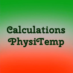 Calculations : PhysiTemp