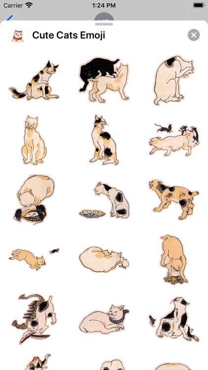Cute Cats Emoji screenshot-4