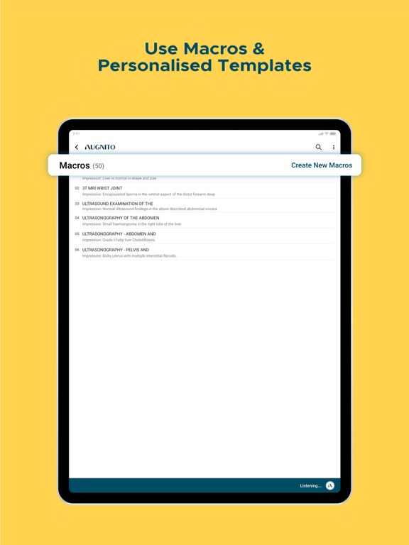 Screenshot #6 pour Augnito: Medical Dictation App