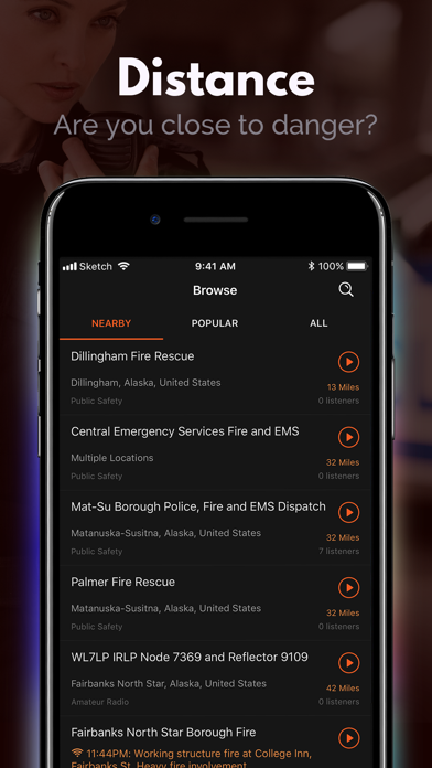 Police Scanner: Fire Radio Screenshot