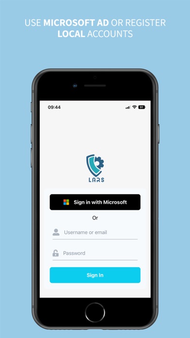 LARS mobile Screenshot 1 - AppWisp.com LARS mobile Screenshot 1 - AppWisp.com
