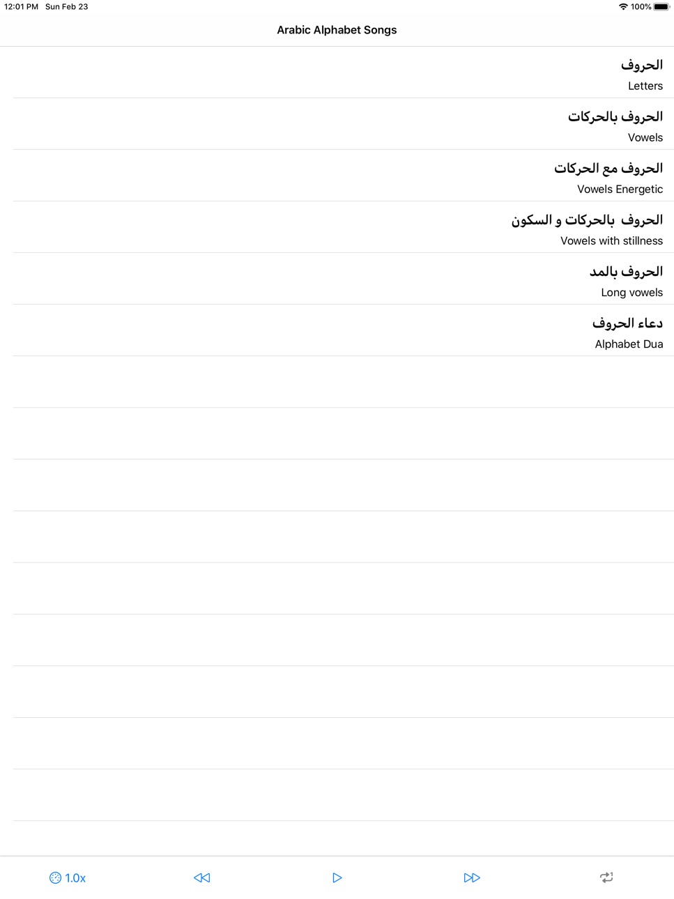 iPad screenshot