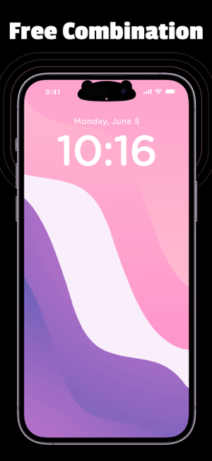 ‎Simple Notch - Wallpaper Maker Screenshot