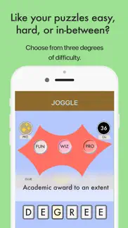 joggle - word puzzle game iphone screenshot 2
