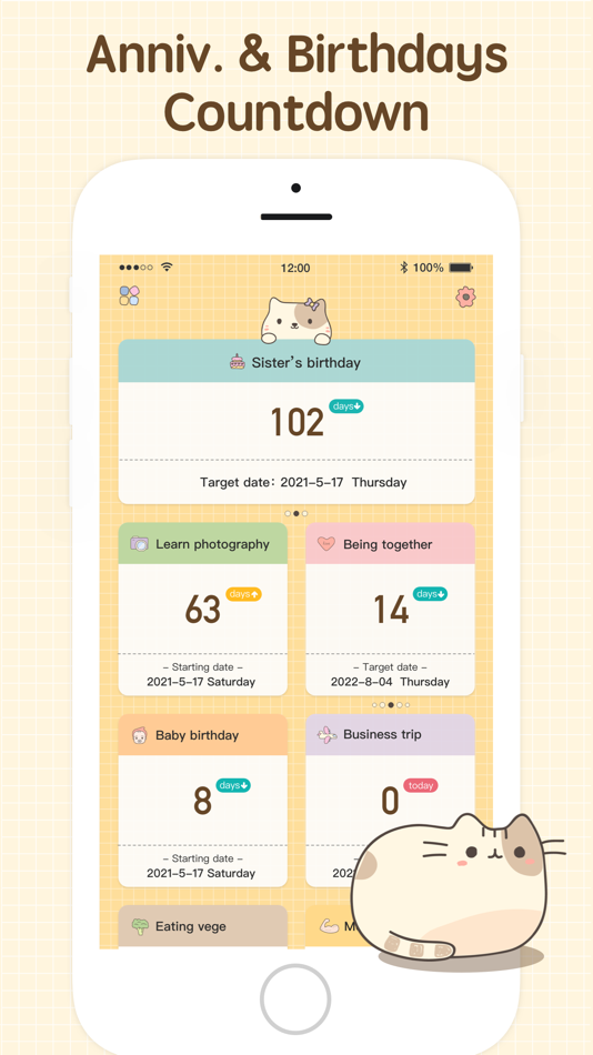 Days: since & until countdown - 1.5 - (iOS)