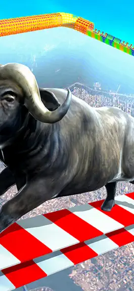 Game screenshot Epic Cow Mega Ramp Run apk