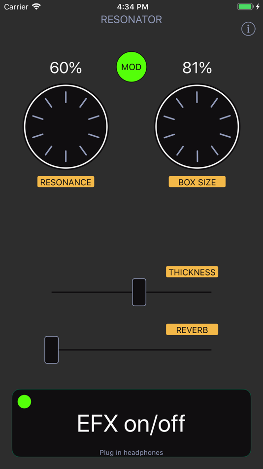 Resonator Audio Unit - 1.2 - (iOS)