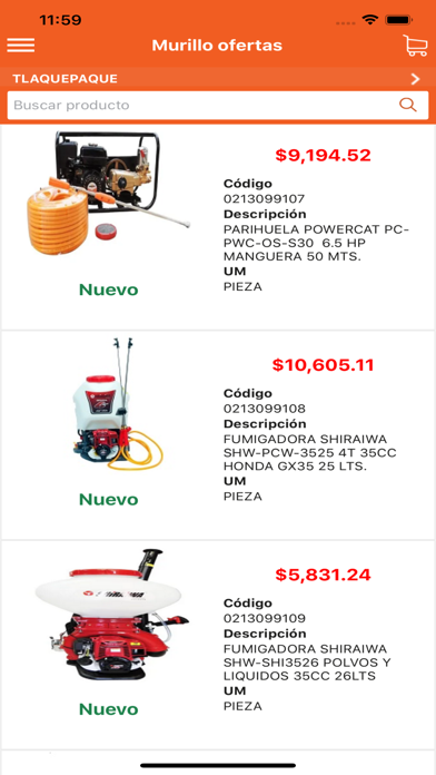 Tienda Murillo Screenshot