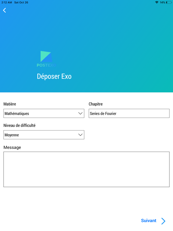 Screenshot #5 pour PostExo - Votre prof en ligne