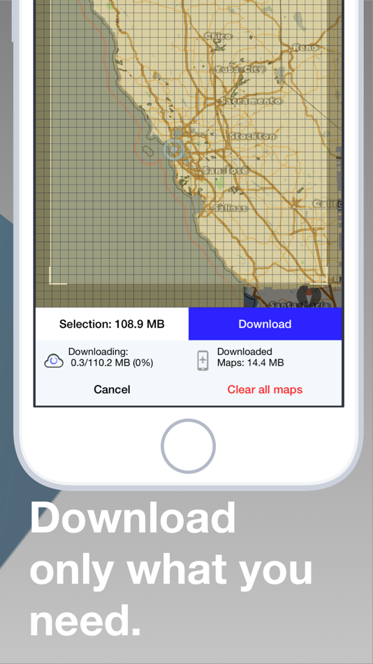 #1. kmaps.co - Navigate Offline (iOS) 게시자: Karpov Evgeny