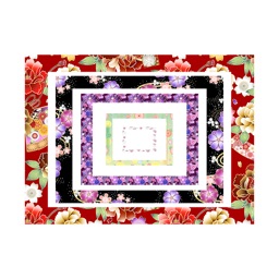 Cadre motif japonais