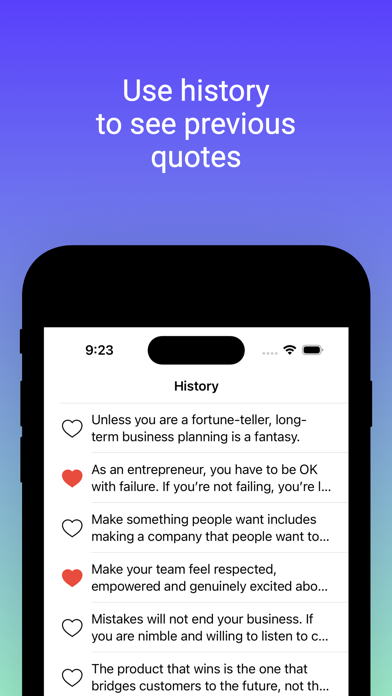 Motivational Startup Quotes Screenshot