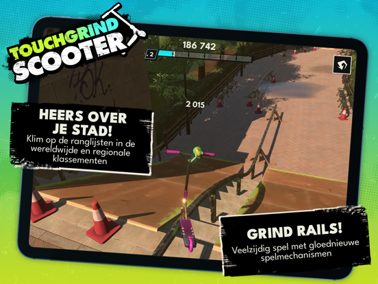 Touchgrind Scooter iPad app afbeelding 2