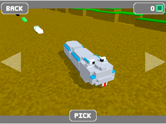Blocky Snake Adventure iPad screenshot 2 - Games app