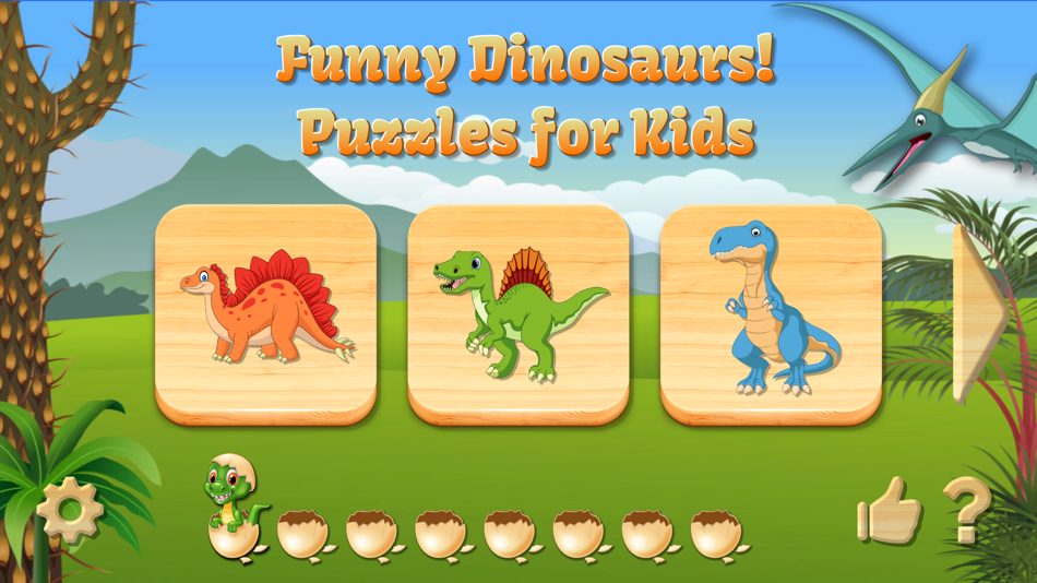 #1. Dino Puzzle - childrens games (iOS) Podle: CLEVERBIT LTD