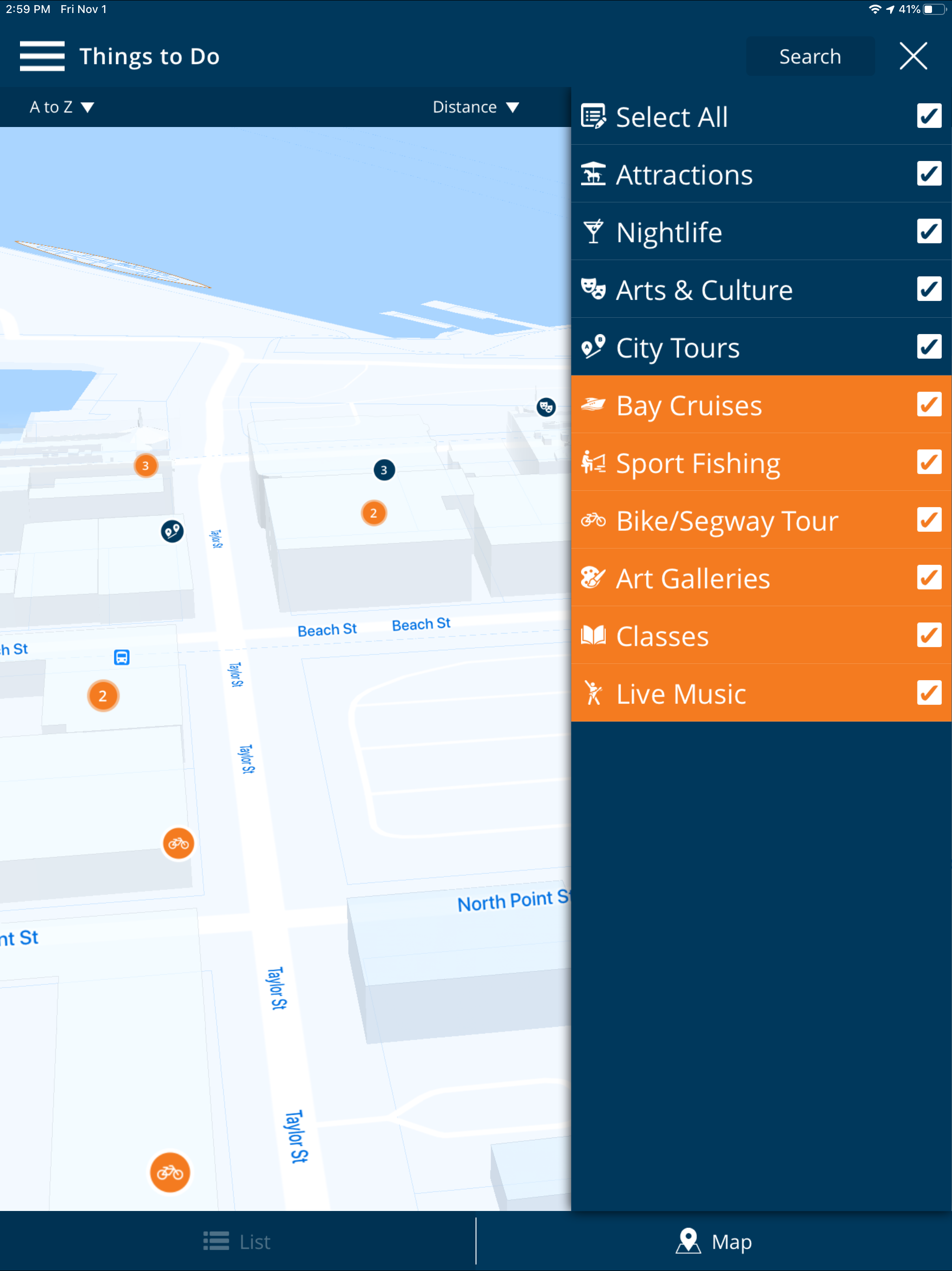 Fisherman's Wharf Trip Planner screenshot 14