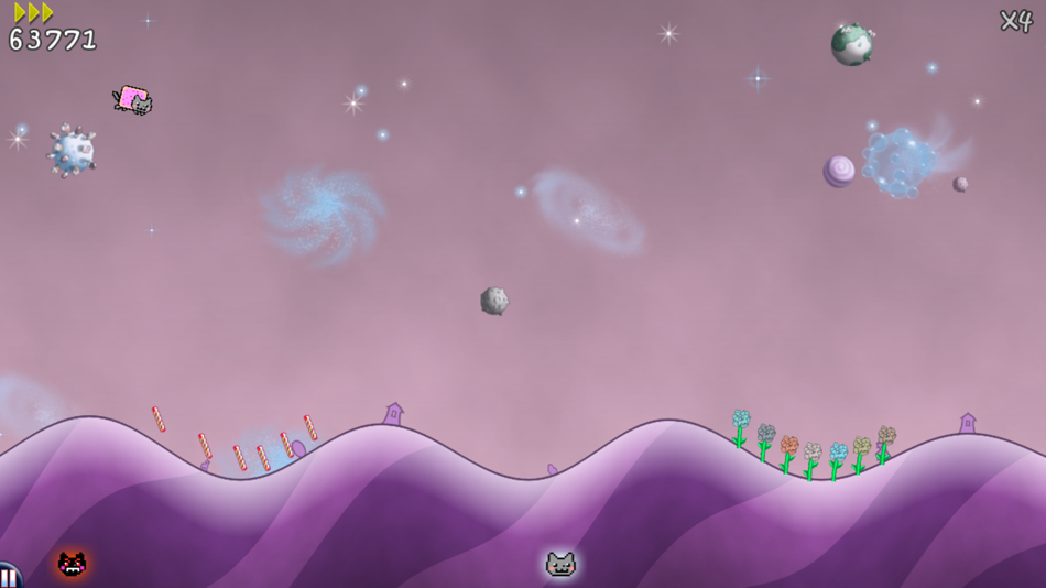 #8. Nyan Cat: Lost In Space (iOS) 由: Istom Games Kft.
