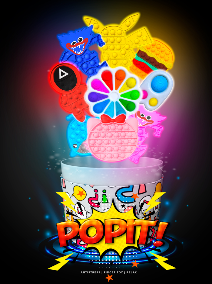 Pop it antistress fidget toy