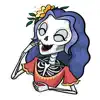 Halloween Emoji Funny Sticker delete, cancel