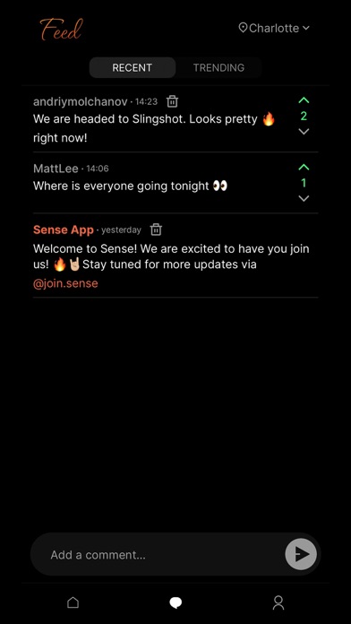 Sense: Nightlife Statistics Screenshot