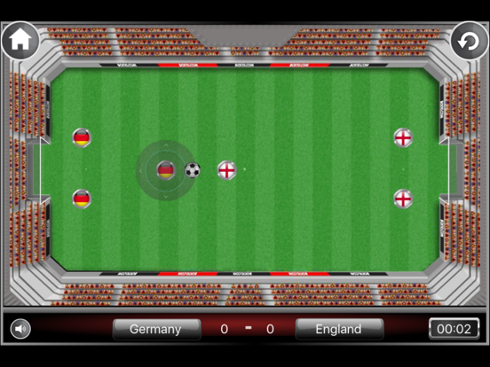 Poke Football Goal Foosball iPad screenshot