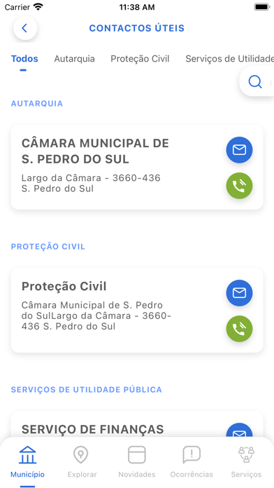 São Pedro do Sul Município Screenshot